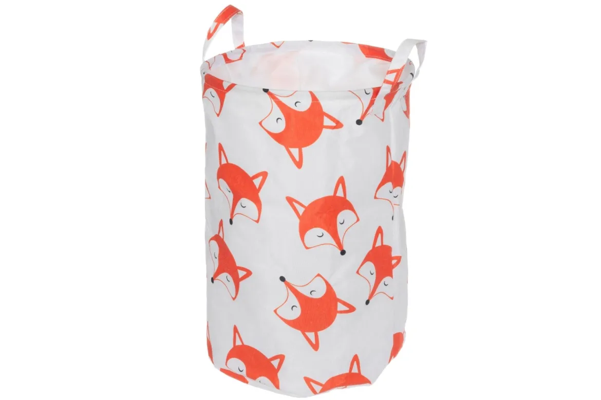 Tekstylny kosz z uszami FOXY, Ø 34 x 50 cm