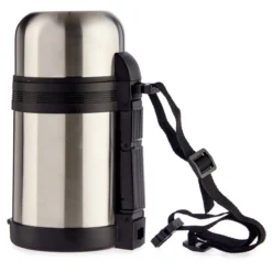 Termos ze stali nierdzewnej, 800 ml, elastyczny uchwyt