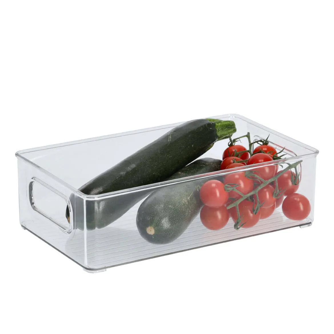 Transparentny organizer z plastiku, 25,5 x 15 x 7,6 cm