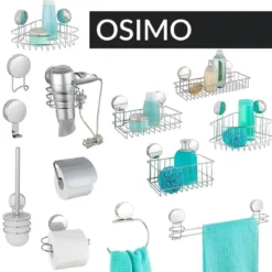 Uchwyt na suszarkę do włosów OSIMO Static-Loc, stal chromowana, WENKO