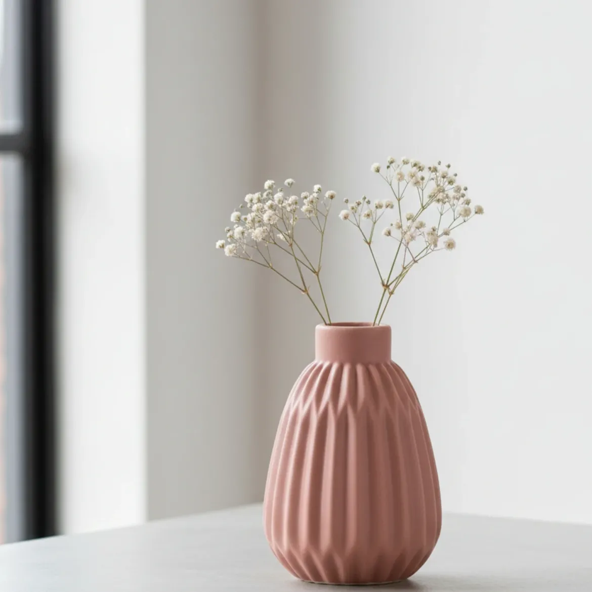 Wazon ceramiczny ESKO, ręcznie malowany, 13 cm