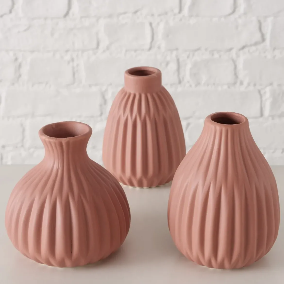 Wazon ceramiczny ESKO, ręcznie malowany, 13 cm