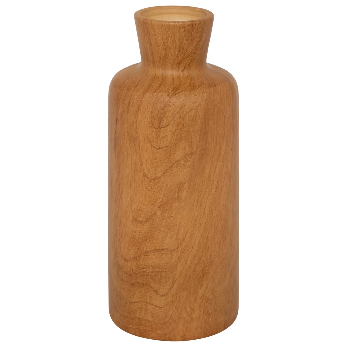 Wazon ceramiczny SAO, efekt drewna, 30 cm