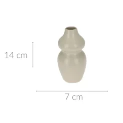 Wazon dekoracyjny z ceramiki, wys. 14 cm