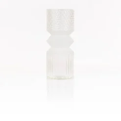 Wazon szklany cylindryczny, 25 cm