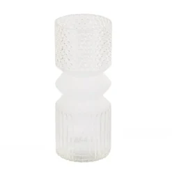 Wazon szklany cylindryczny, 25 cm