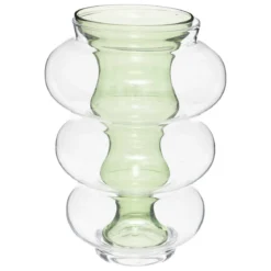 Wazon szklany podwójny MATALI, 36 cm