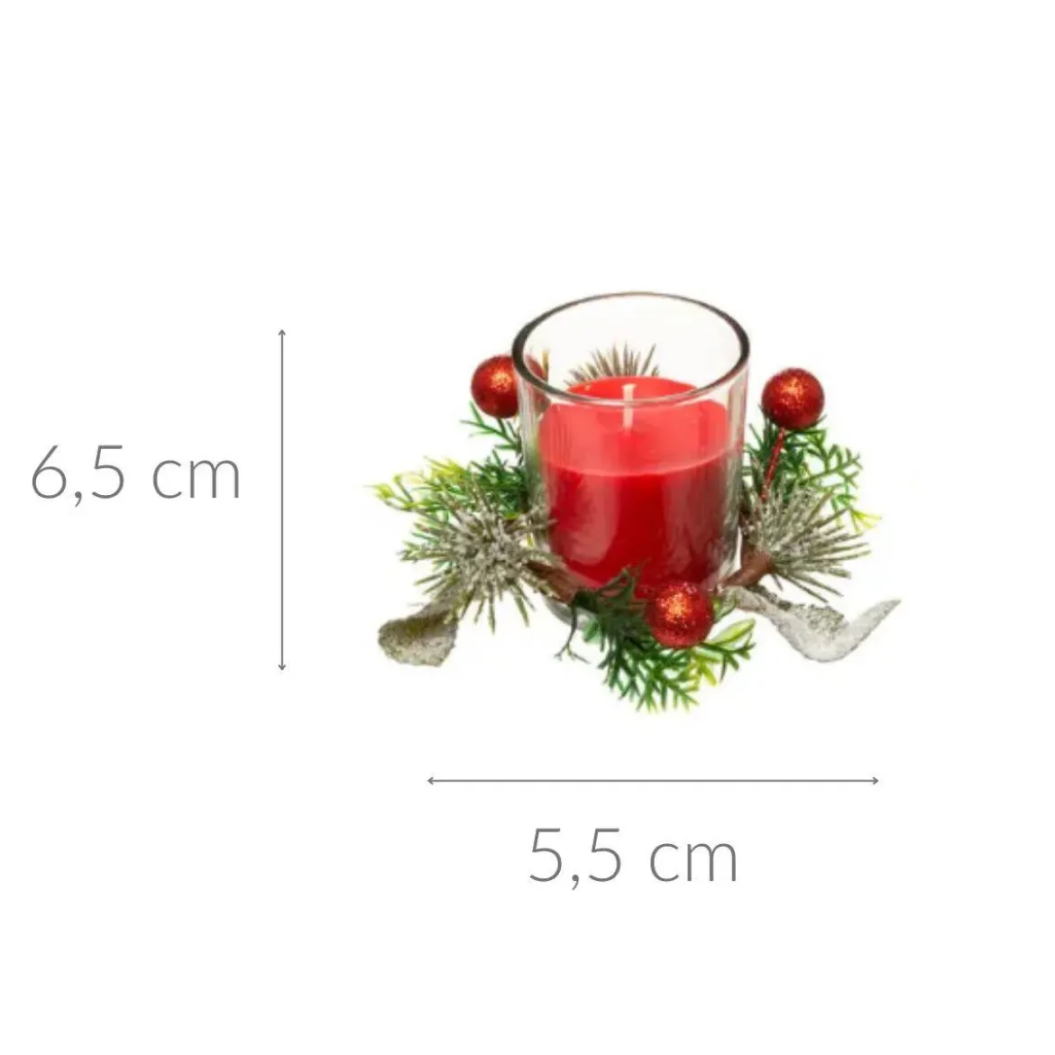 Świece zapachowe świąteczne, 3 szt.