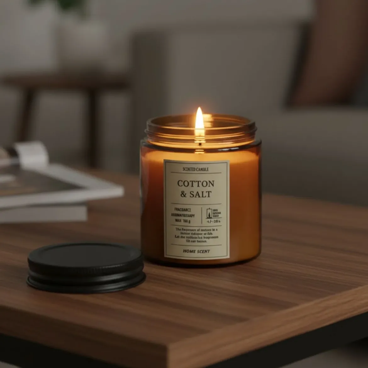 Świeczka zapachowa HOME SCENT, 30 h palenia