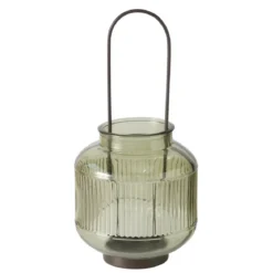 Świecznik szklany na tealight ZENOR, 29 cm