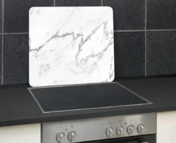 Wielofunkcyjna płyta kuchenna z hartowanego szkła MARBLE