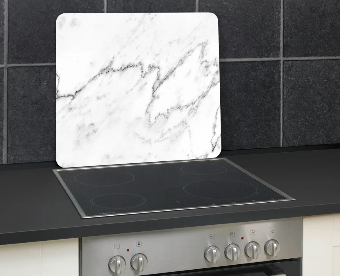 Wielofunkcyjna płyta kuchenna z hartowanego szkła MARBLE