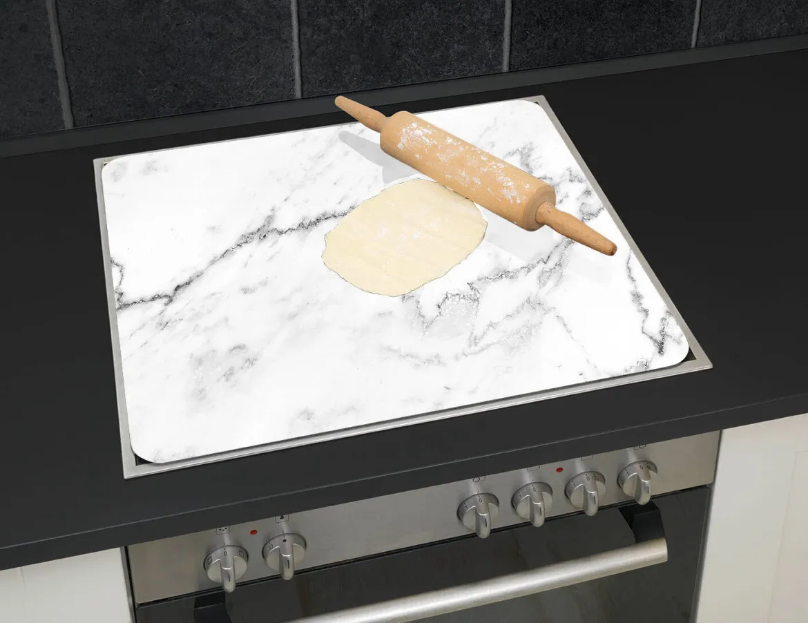 Wielofunkcyjna płyta kuchenna z hartowanego szkła MARBLE