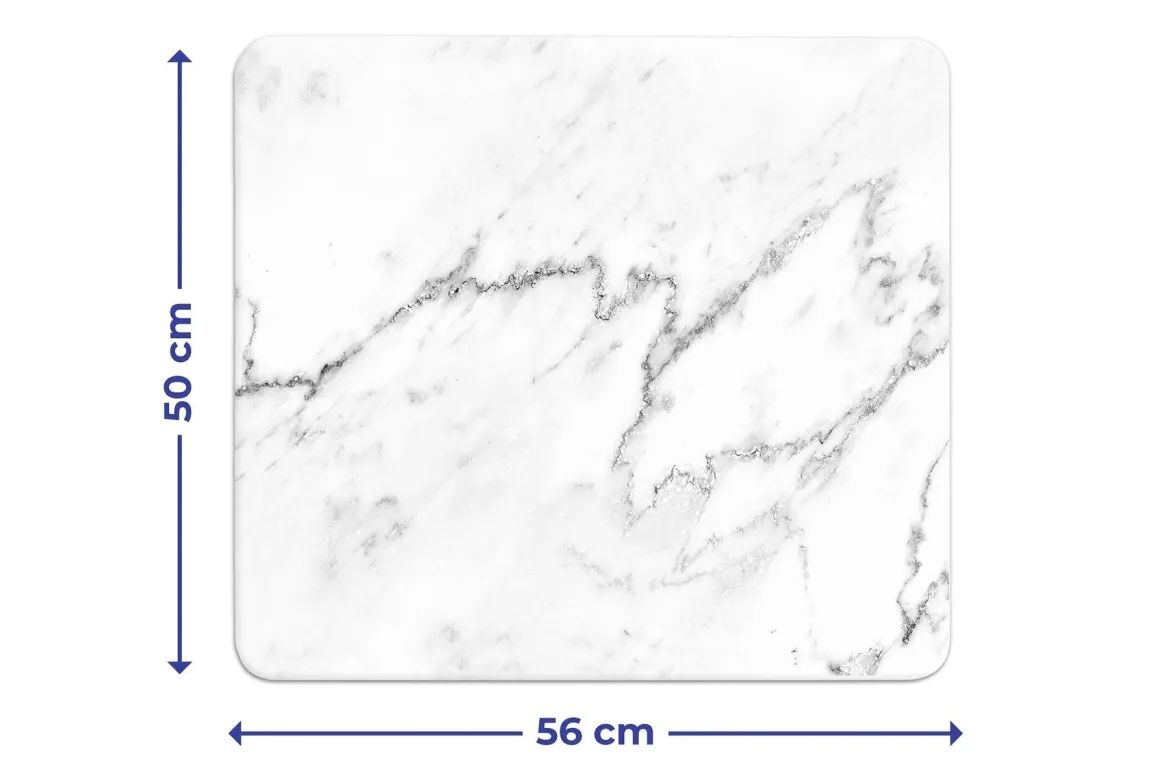 Wielofunkcyjna płyta kuchenna z hartowanego szkła MARBLE