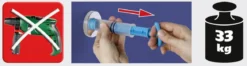 Wieszaki na przyssawki Vacuum-Loc, 2 sztuki w komplecie, WENKO