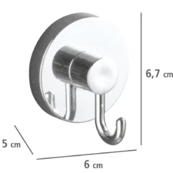 Wieszaki na przyssawki Vacuum-Loc, 6 sztuk w zestawie, WENKO