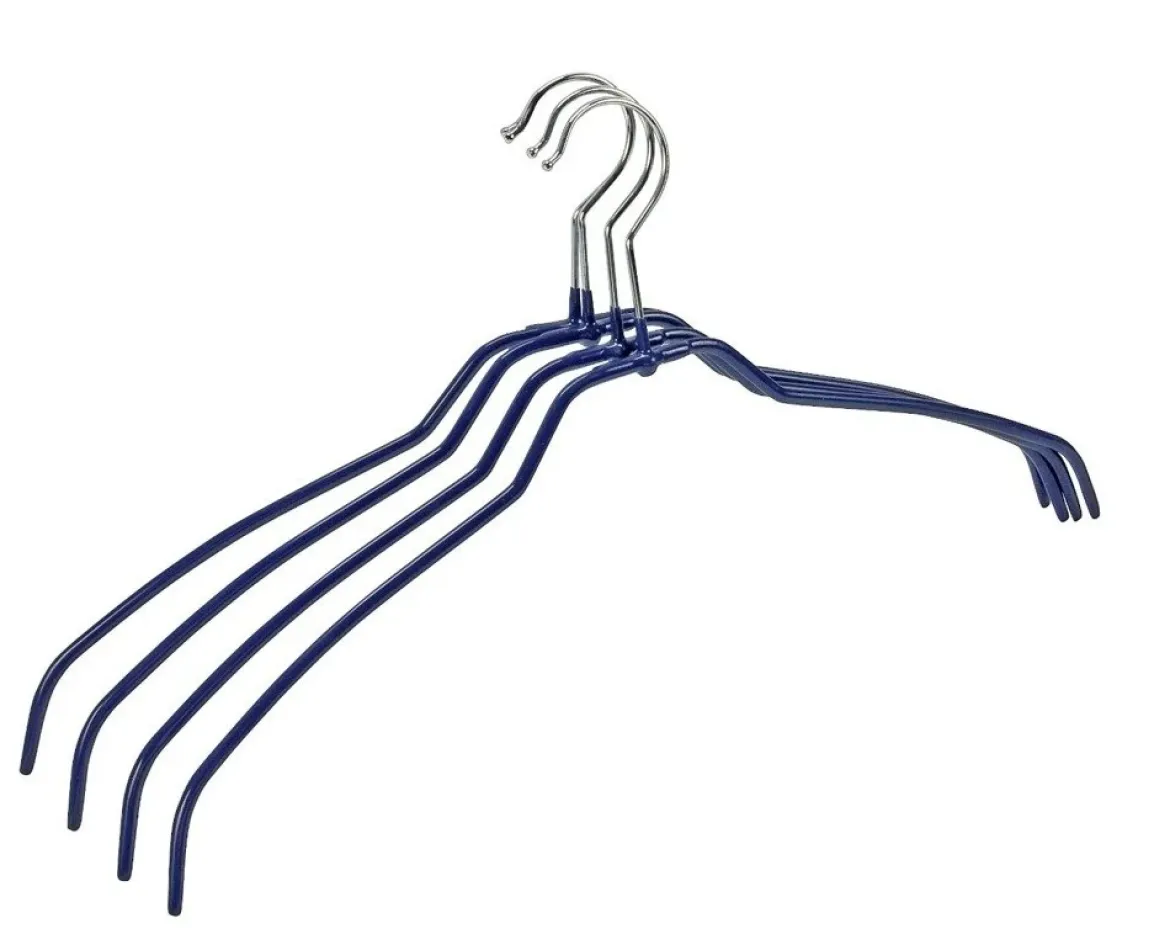 Wieszaki na ubrania SLIM - 4 sztuki w komplecie, WENKO