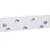 Wieszak na klucze 30x8 cm + 5 haczyków, szkło, stal nierdzewna, ZELLER