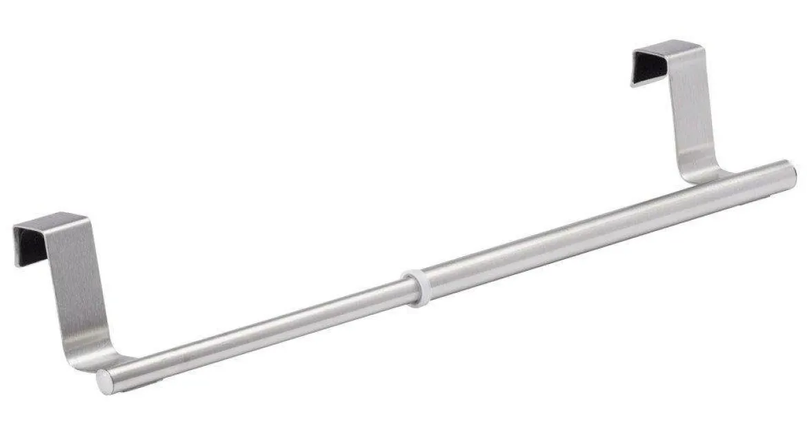 Wieszak na ręczniki regulowany, uchwyt do zawieszenia na drzwi szafki i szuflady, 36-60 cm, WENKO