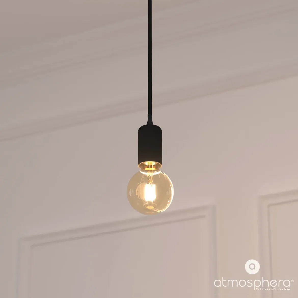 Wisząca lampa żarówka