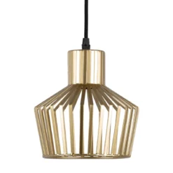Wisząca lampa z metalowym kloszem, LIGNES, 120 cm
