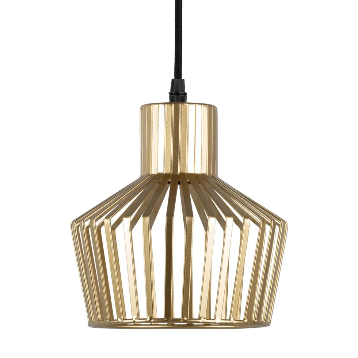 Wisząca lampa z metalowym kloszem, LIGNES, 120 cm