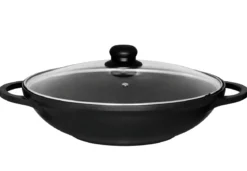 Wok ze szklaną pokrywką, Ø 32 cm