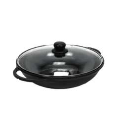 Wok ze szklaną pokrywką, Ø 32 cm