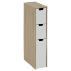 Wąska szafka modułowa LOA, 3 szuflady, 80 cm