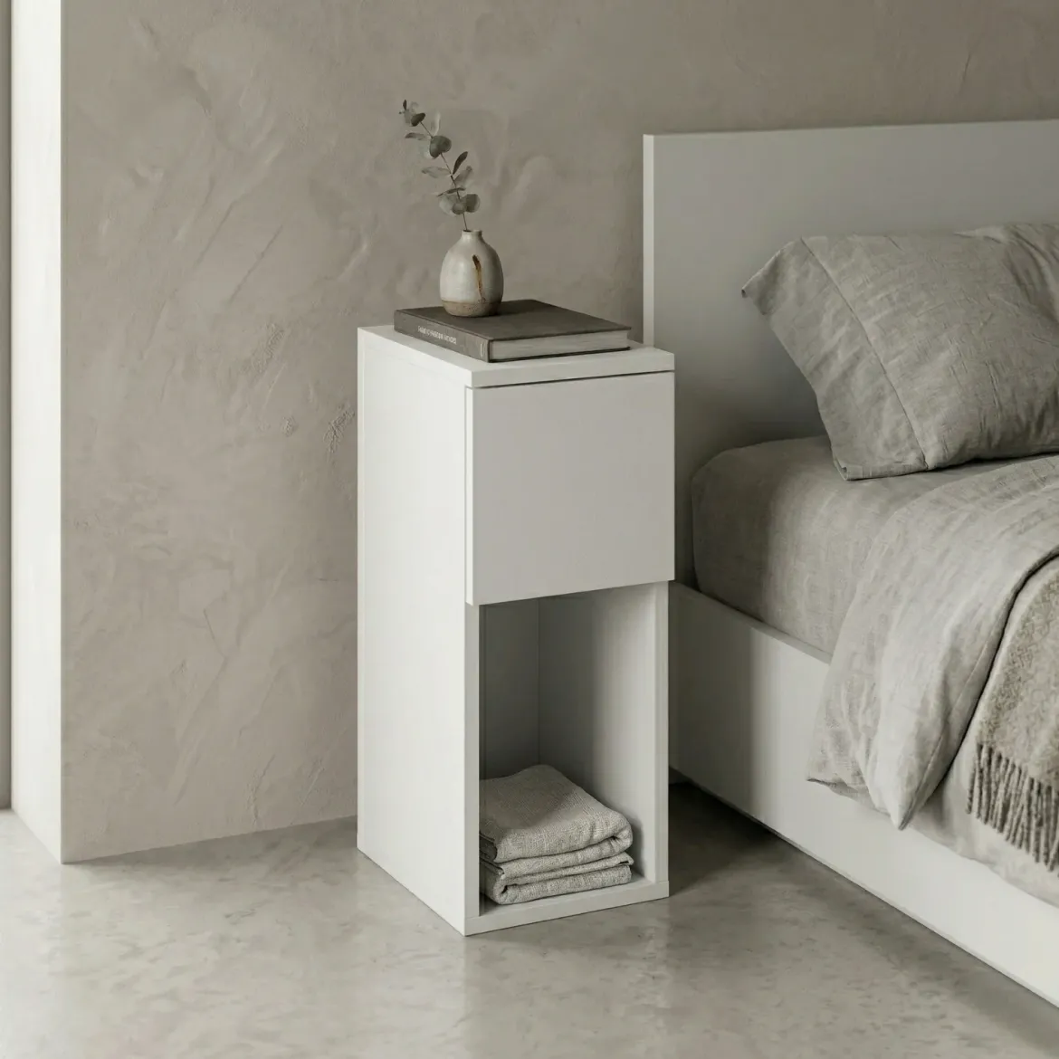 Wąski stolik pomocniczny TENY, 20 x 30 x 55 cm