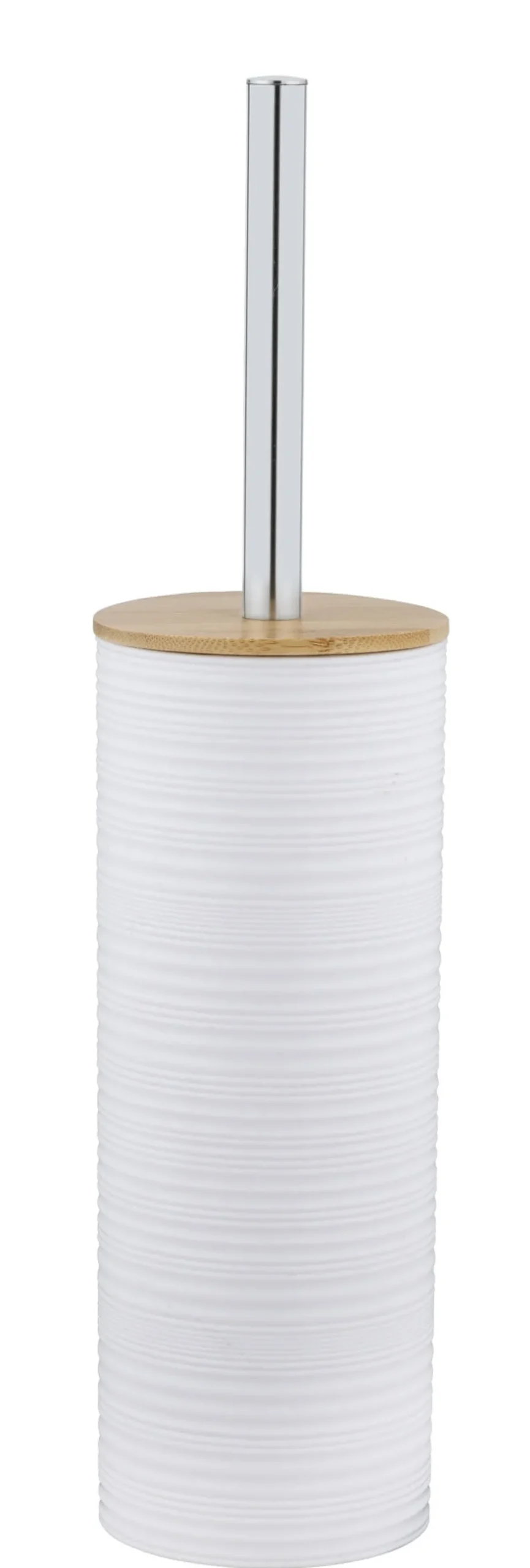 Wysoka szczotka do WC z bambusem LYON, 38,5 cm