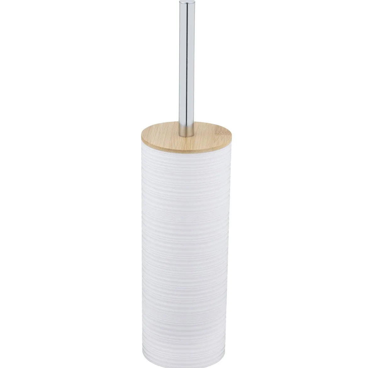Wysoka szczotka do WC z bambusem LYON, 38,5 cm