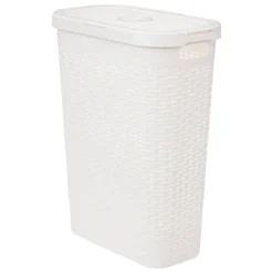 Wysoki kosz na pranie z plastiku, 40 l