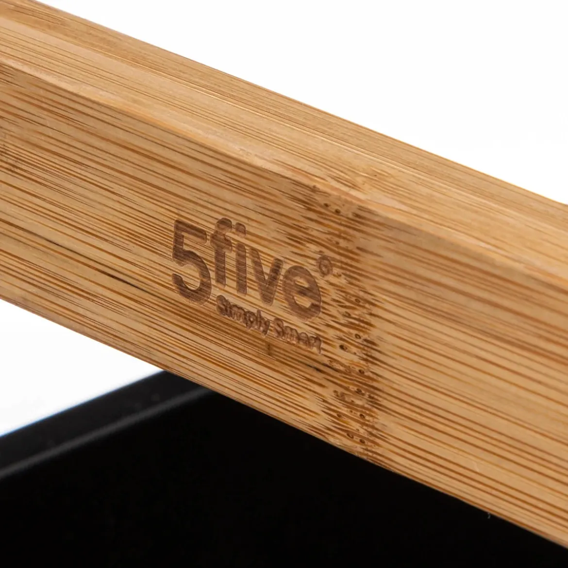 Wózek łazienkowy BAMBOO, szafka bambusowa - 3 poziomy