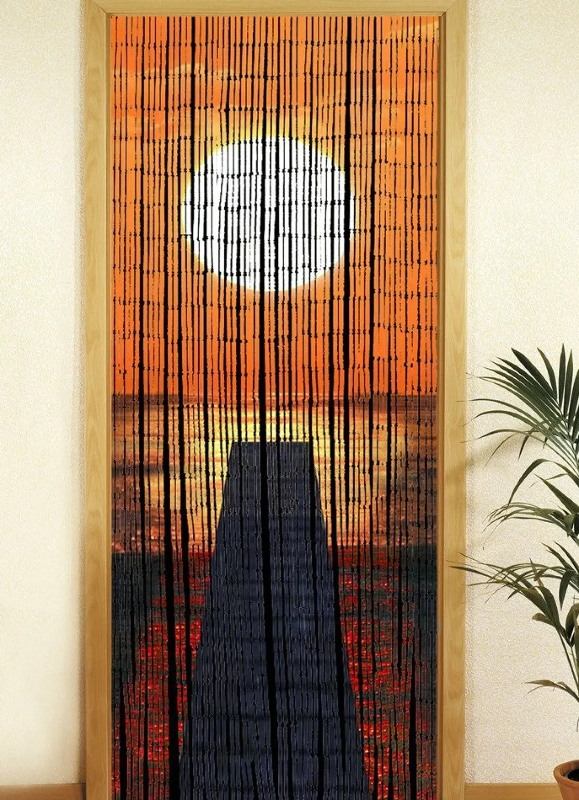 Zasłona bambusowa 90x200 cm