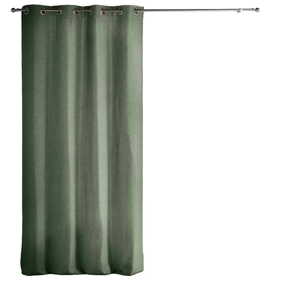 Zasłona na przelotkach CHAMBRAY CHINEA CEDRE, 135 x 240 cm, zaciemniająca
