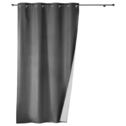 Zasłona na przelotkach ICEMOUNT CHARCOAL GREY, 140 x 260 cm, termoizolacyjna