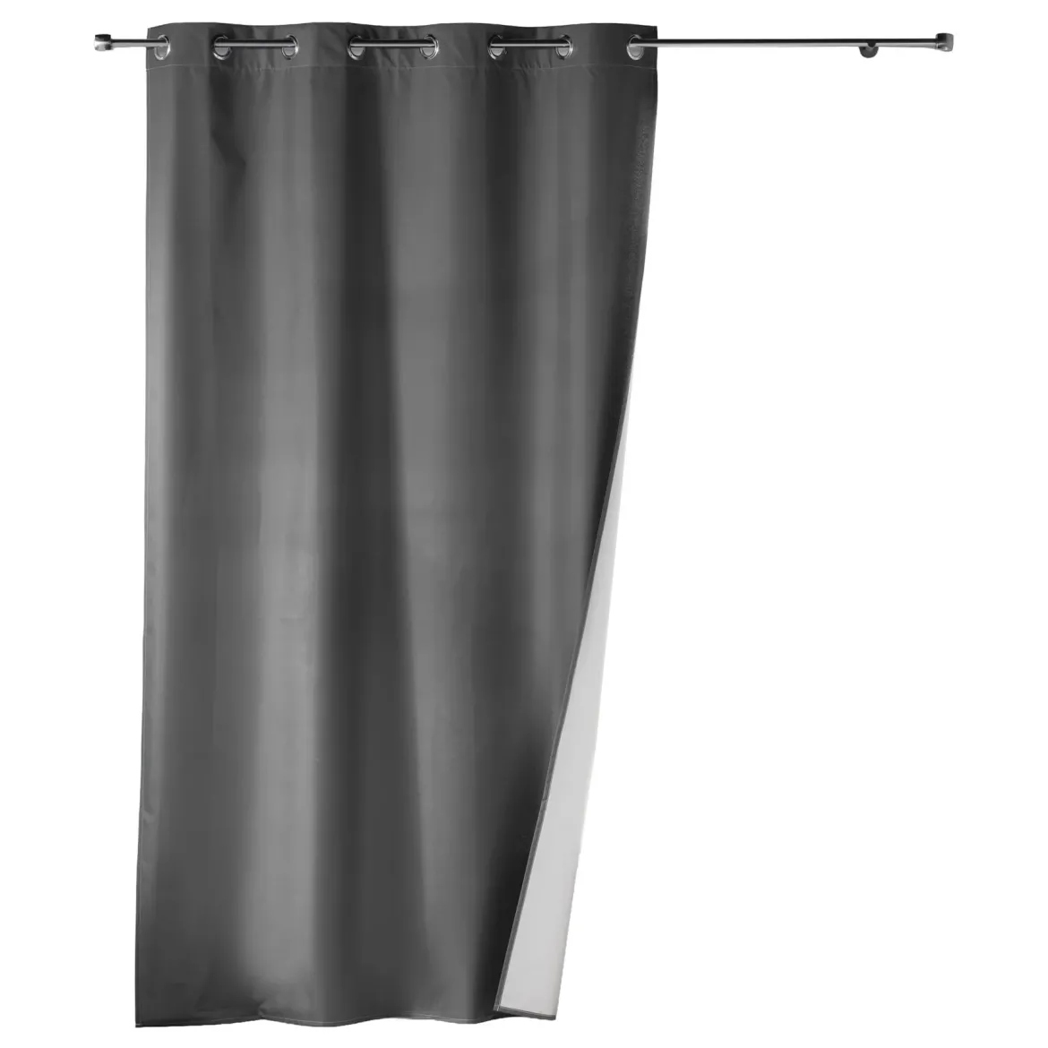 Zasłona na przelotkach ICEMOUNT CHARCOAL GREY, 140 x 260 cm, termoizolacyjna