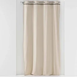 Zasłona na przelotkach LINETTE, bawełniana, z połyskiem, 135 x 240 cm