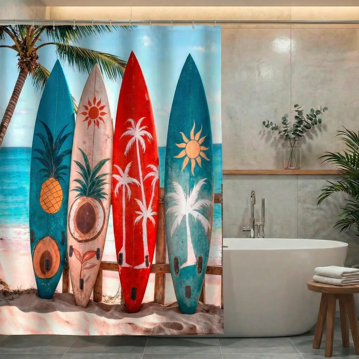 Zasłona prysznicowa LOUROS, 200 x 180 cm, WENKO