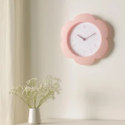Zegar ścienny w kształcie kwiatu KRONA, 23 cm
