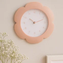 Zegar ścienny w kształcie kwiatu KRONA, 23 cm