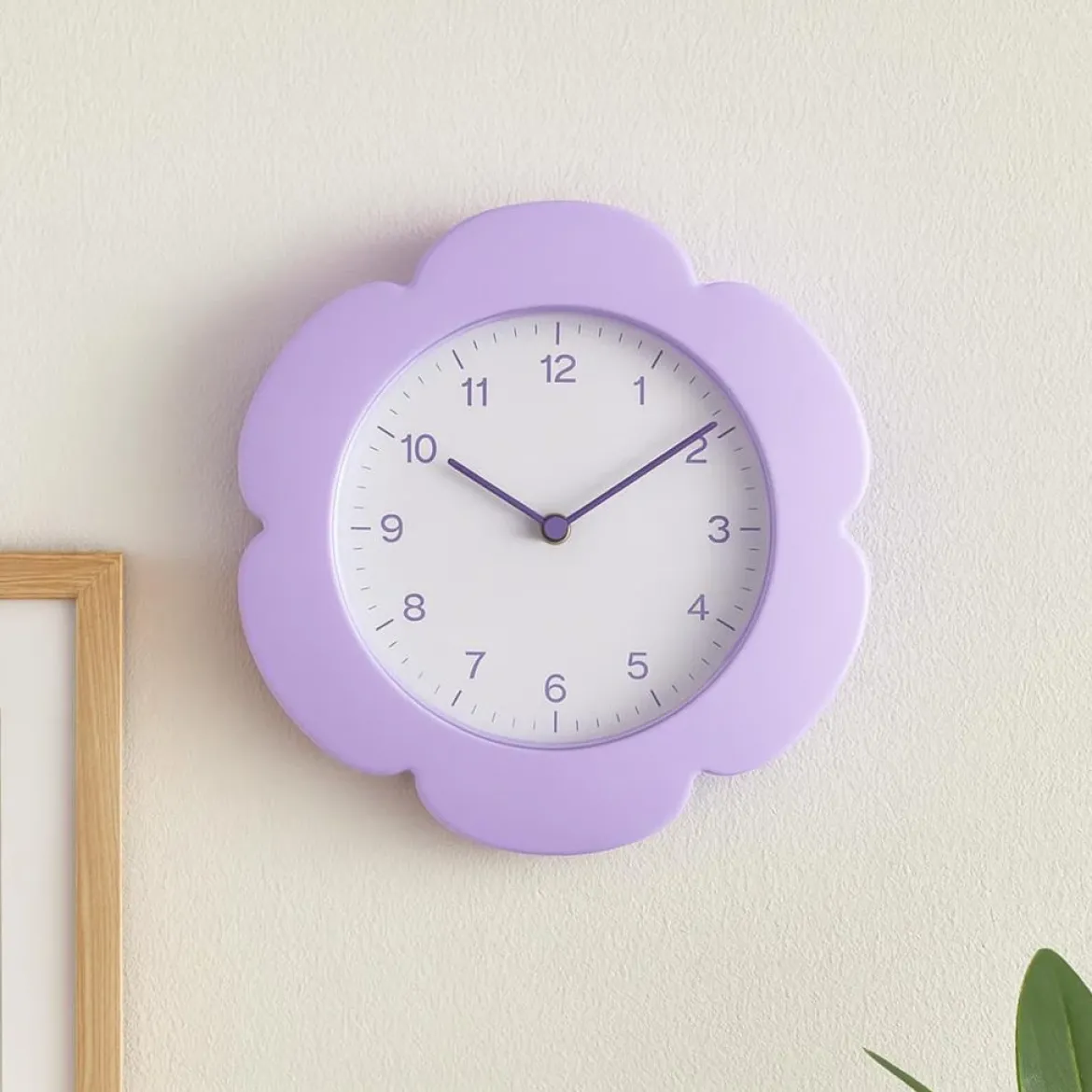 Zegar ścienny w kształcie kwiatu KRONA, 23 cm