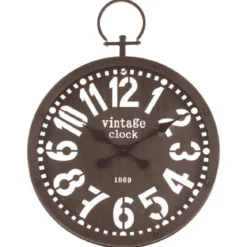 Zegar ścienny wskazówkowy VINTAGE, Ø 45 cm