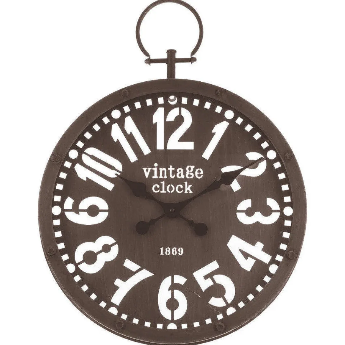 Zegar ścienny wskazówkowy VINTAGE, Ø 45 cm