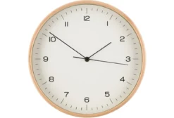Zegar ścienny ze sklejki, Ø 31 cm