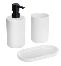 Zestaw łazienkowy, dozownik i kubek na szczoteczki, FANO, 350 ml
