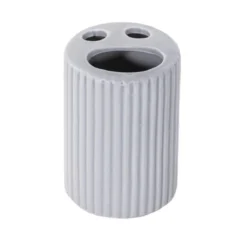 Zestaw ceramicznych akcesoriów łazienkowych, 4 elementy
