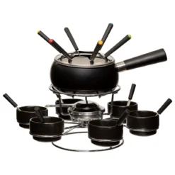 Zestaw do fondue obrotowy na 6 osób, ceramiczny