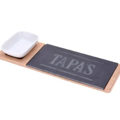 Zestaw do serwowania przekąsek na tacy, 30 x 10 cm
